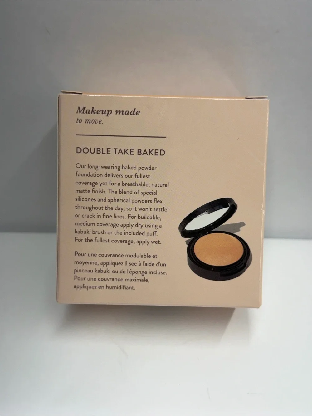 Laura Geller Double Take Baked Powder Foundation Light 0.35 oz New in Box